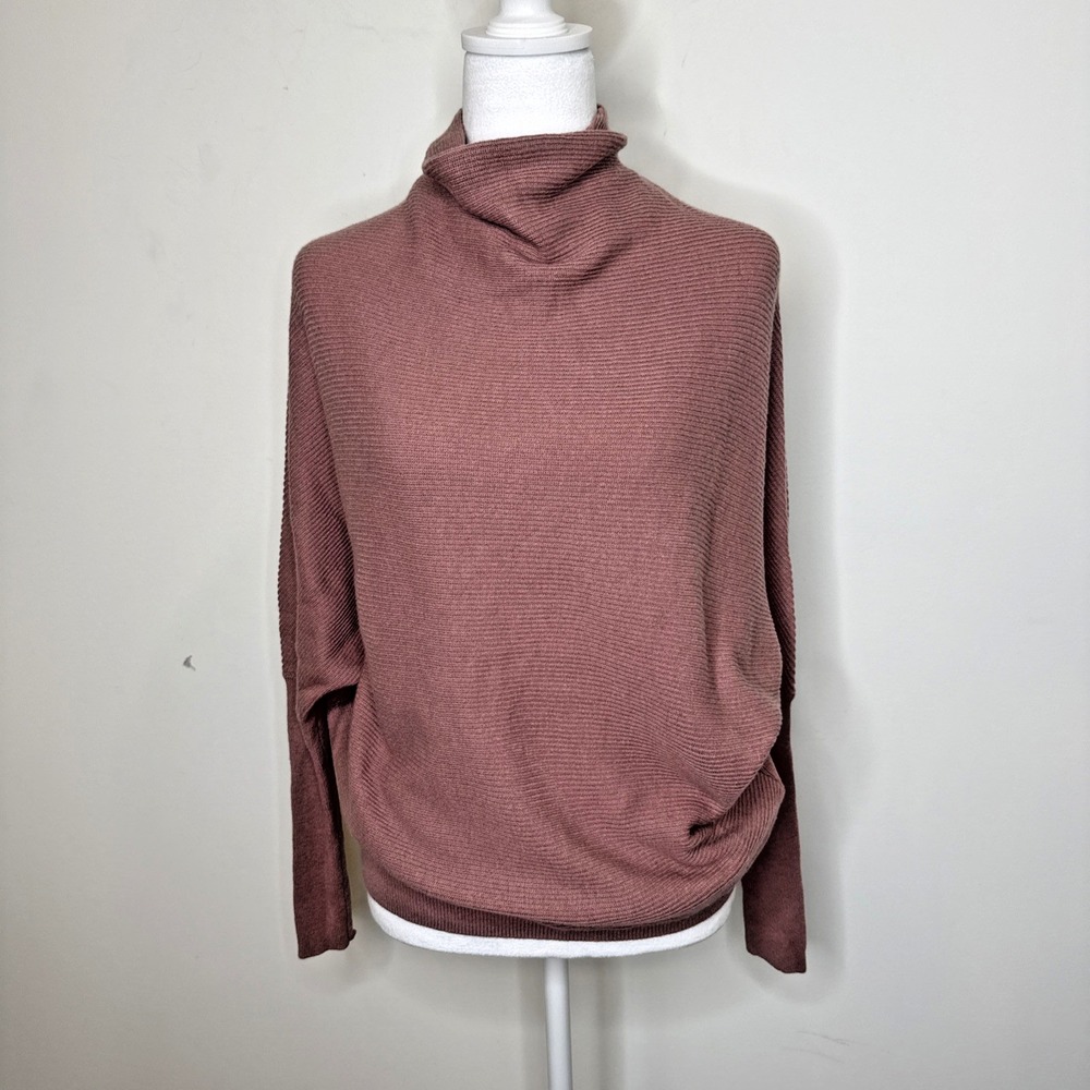 All Saints Ridley Cashmere Wool Blend Funnel Neck Sweater Markle Old Money S